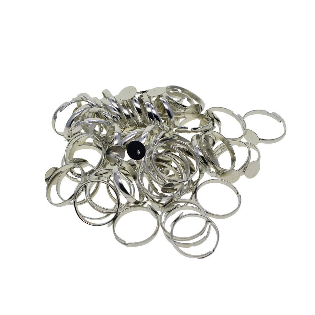 100pcs mm Base Adjustable For Gemstone Ring