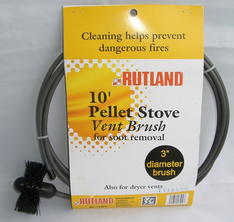 RUTLAND Pellet Vent/Dryer Vent Brush with Handle NEW! FREE USA SHIPPING! #17409