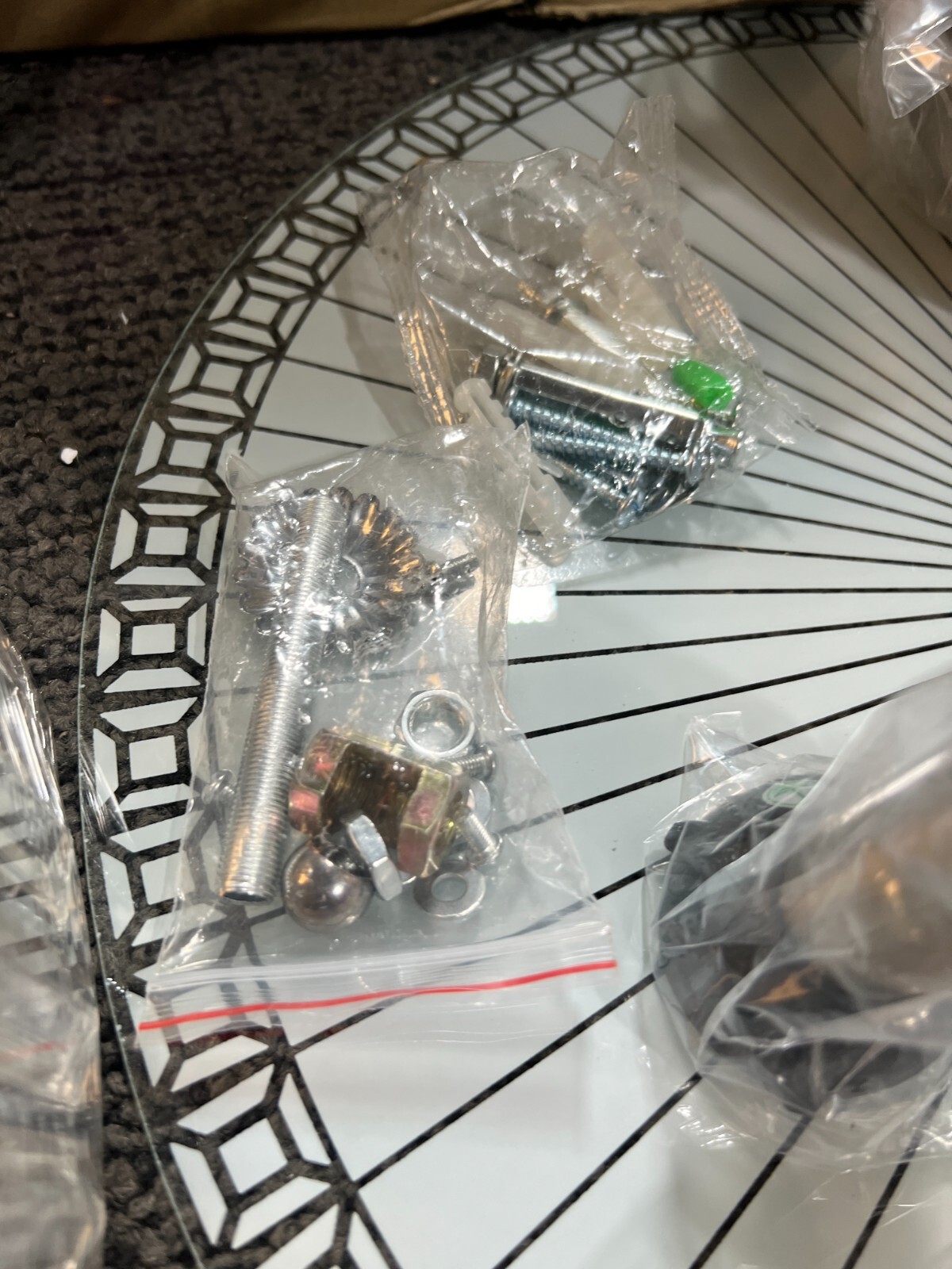 (QTY 1) DC Variable Fan Lamp with Hardware 8502365371