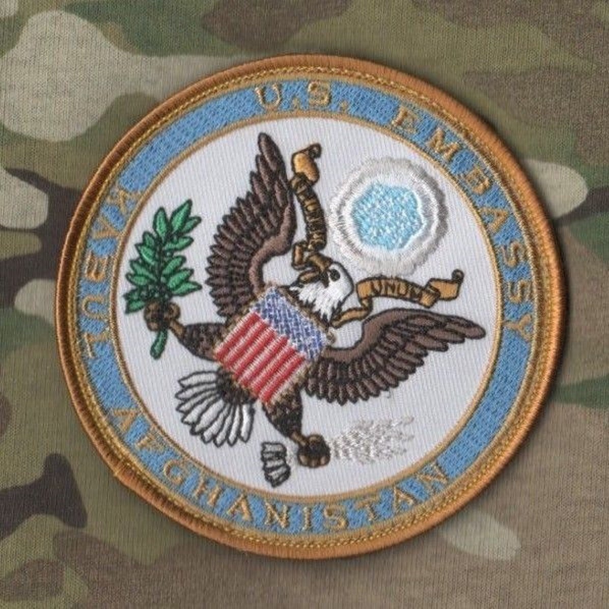 STATE DEPT WPS CONTRACTOR PMC TEAM DSS velkrö PATCH: EMBASSY KABUL AFGHANISTAN