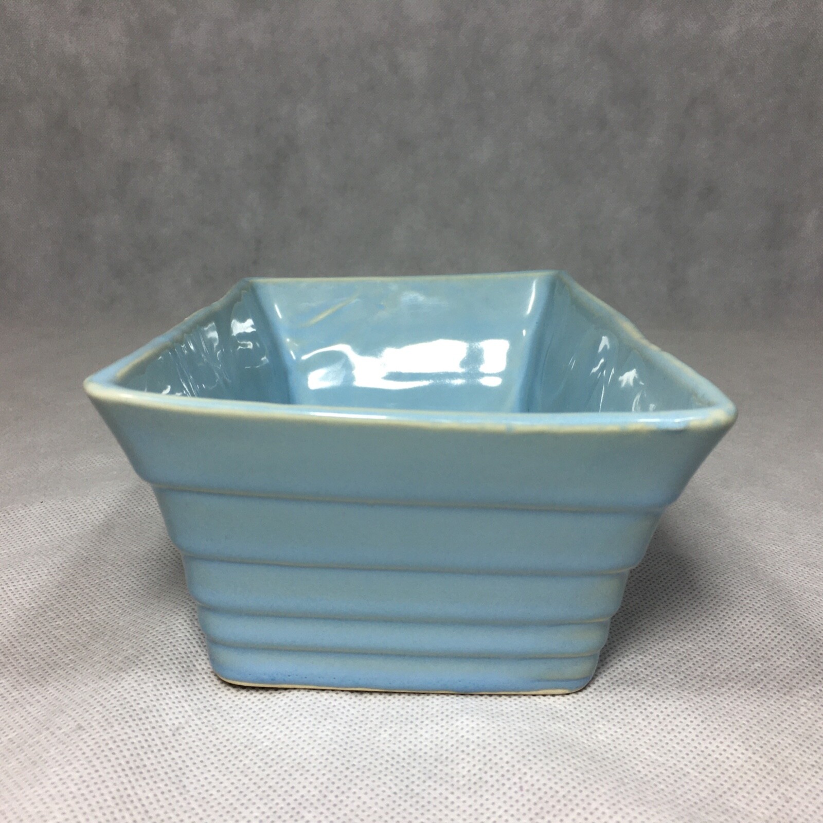 Ceramic Blue Rectangle Planter 8.25"