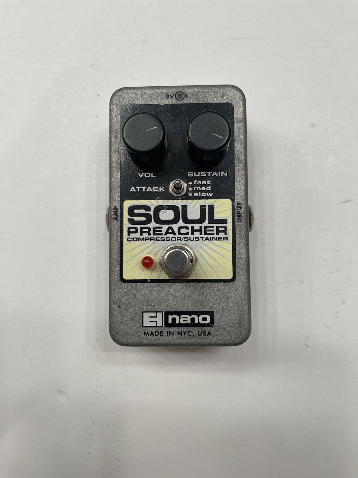 Electro Harmonix Nano Soul Preacher Compressor Sustainer Guitar Effect Pedal