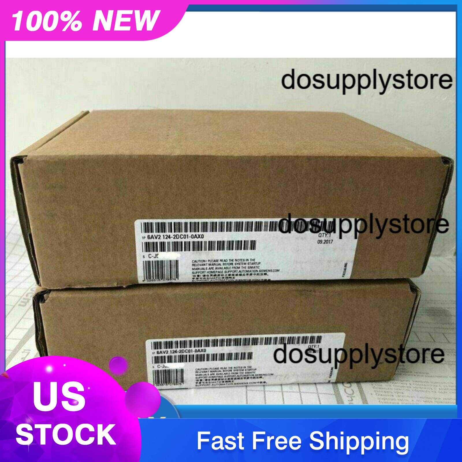 New Siemens 6AV2 124-2DC01-0AX0 6AV2124-2DC01-0AX0 SIMATIC KTP400 Comfort Panel