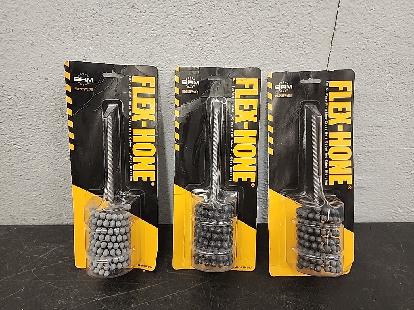 LOT OF 3 Flex-Hone Tool Bc2 Flex-Hone, Different Sizes.
