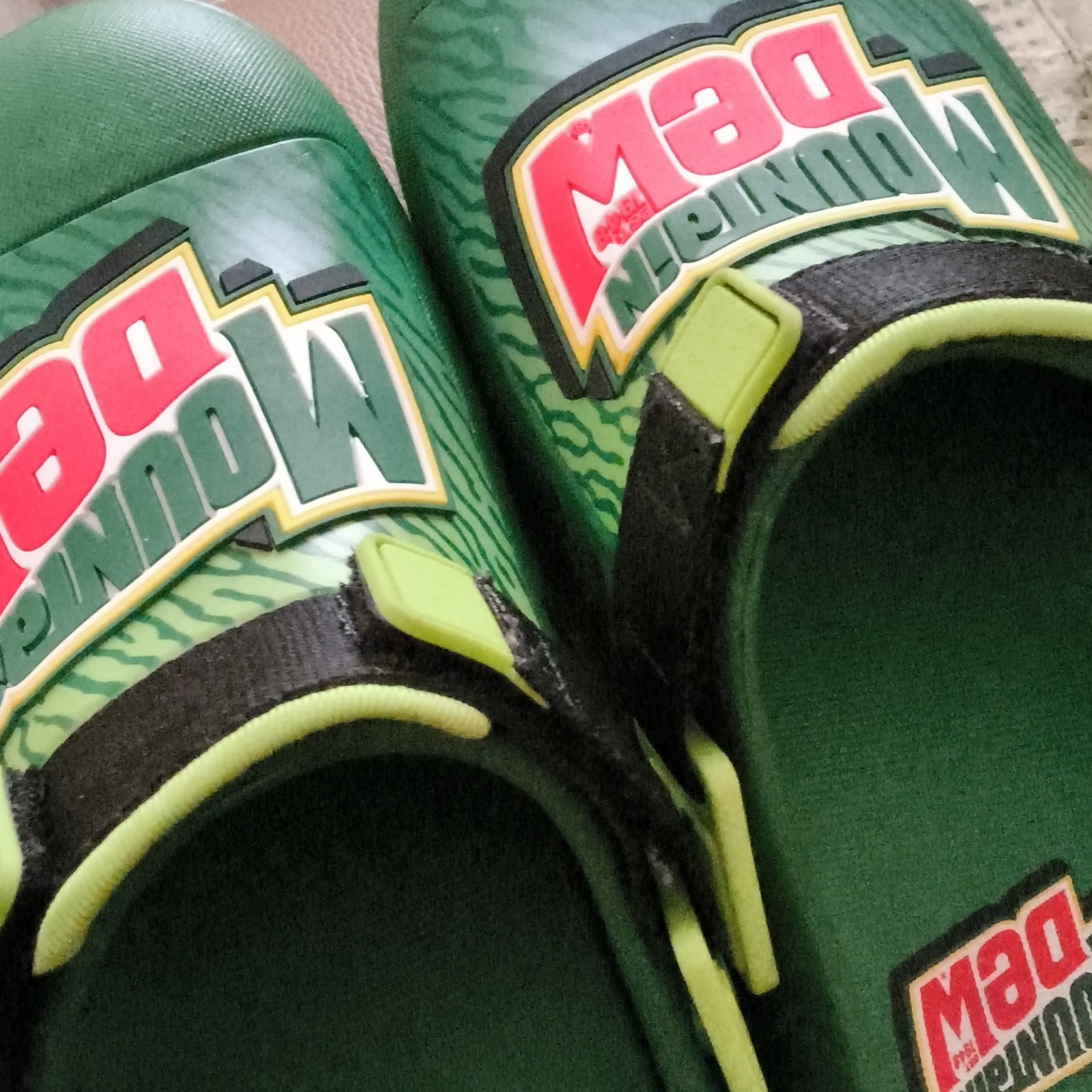 Rubber Shoes Mountain Dew Fine Art Print  10 Size  Needs Love And. New Owner