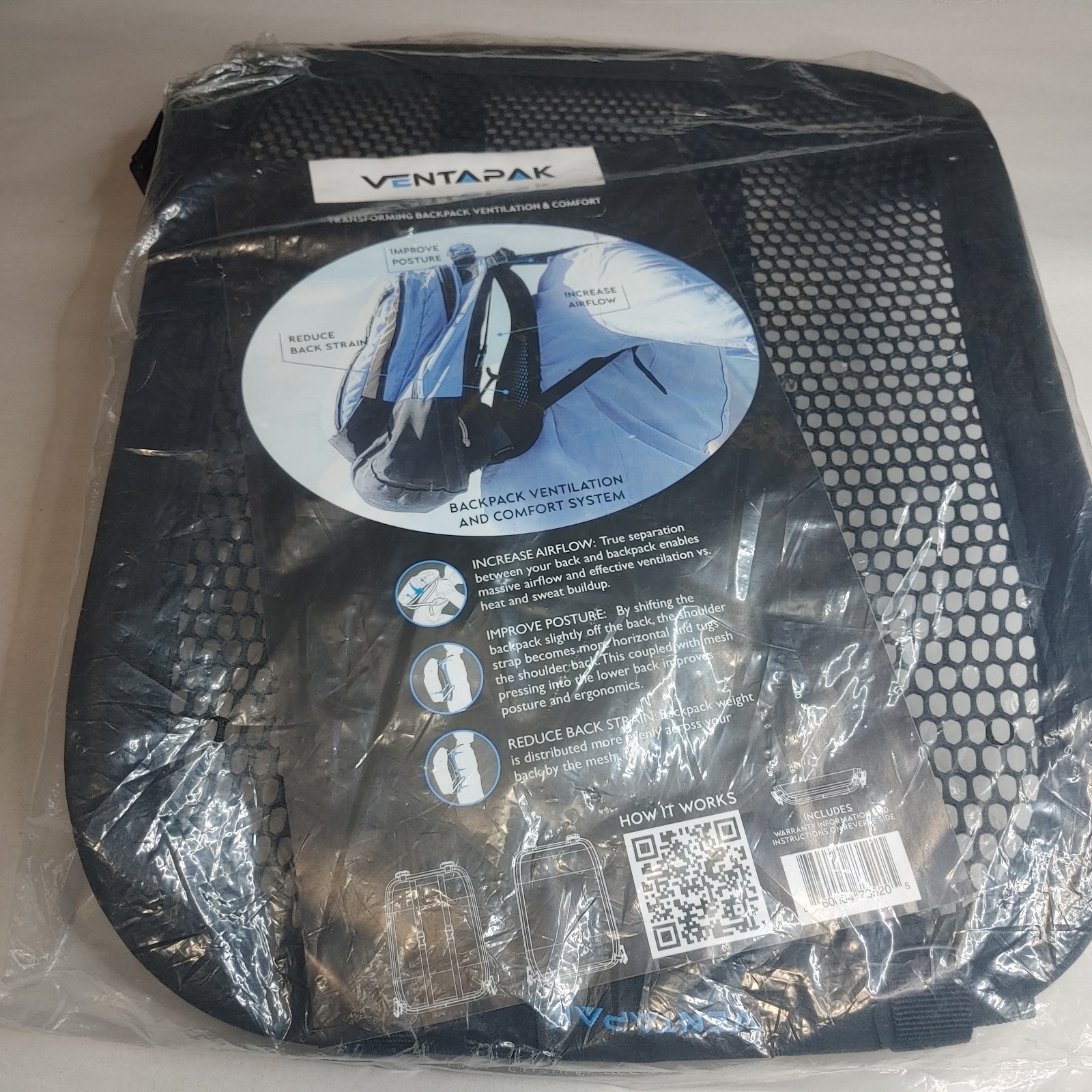 Ventapak Lightweight Ventilation Backpack Spacer - Medium / Standard