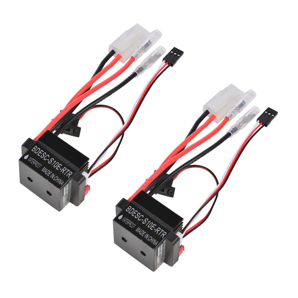 Comimark 2Pcs 320A 6-12V Brushed ESC Speed Controller W/2A BEC for RC Boat U6...