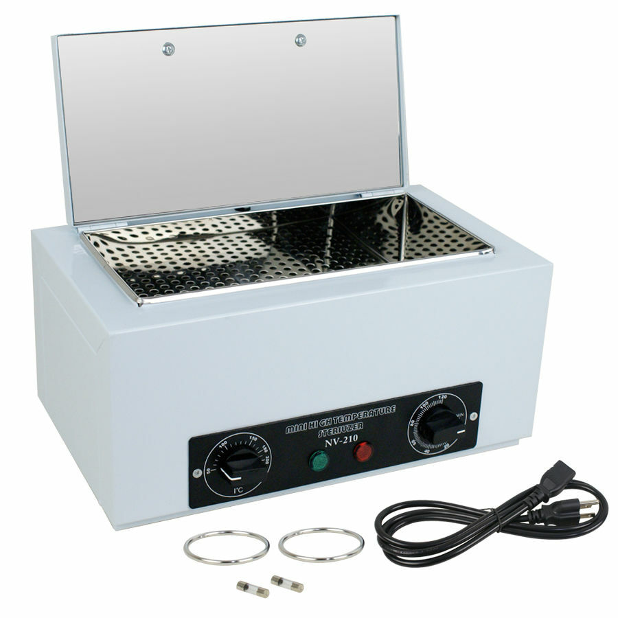 High Temperature Sterilizer Cabinet Nail Art Salon Manicure Dry Heat Sterilizer