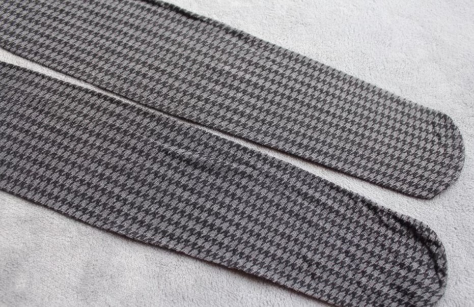 Soft Warm Houndstooth Tights 60D Lightweight 1 Pair