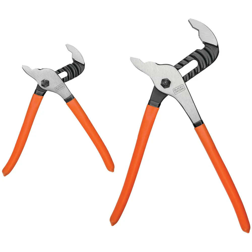BLACK+DECKER Slip Joint Pliers, 2 Pack - BDHT84001