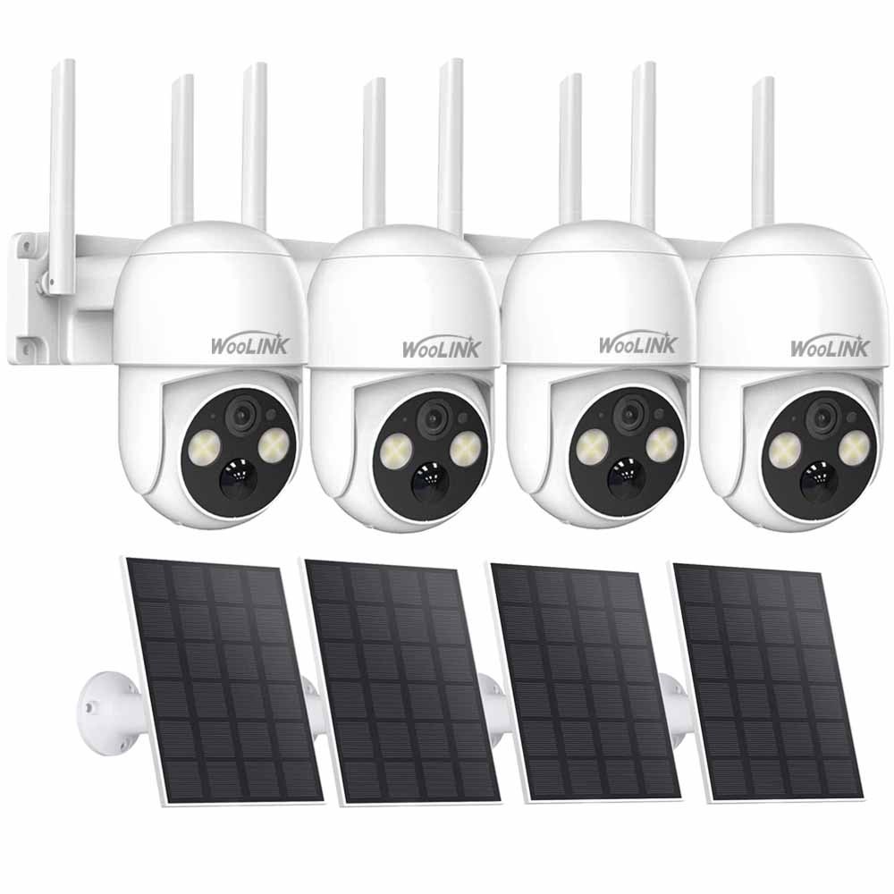 4MP Battery Solar Security Camera WiFi 360° Pan/Tilt WiFi Home Security Camera