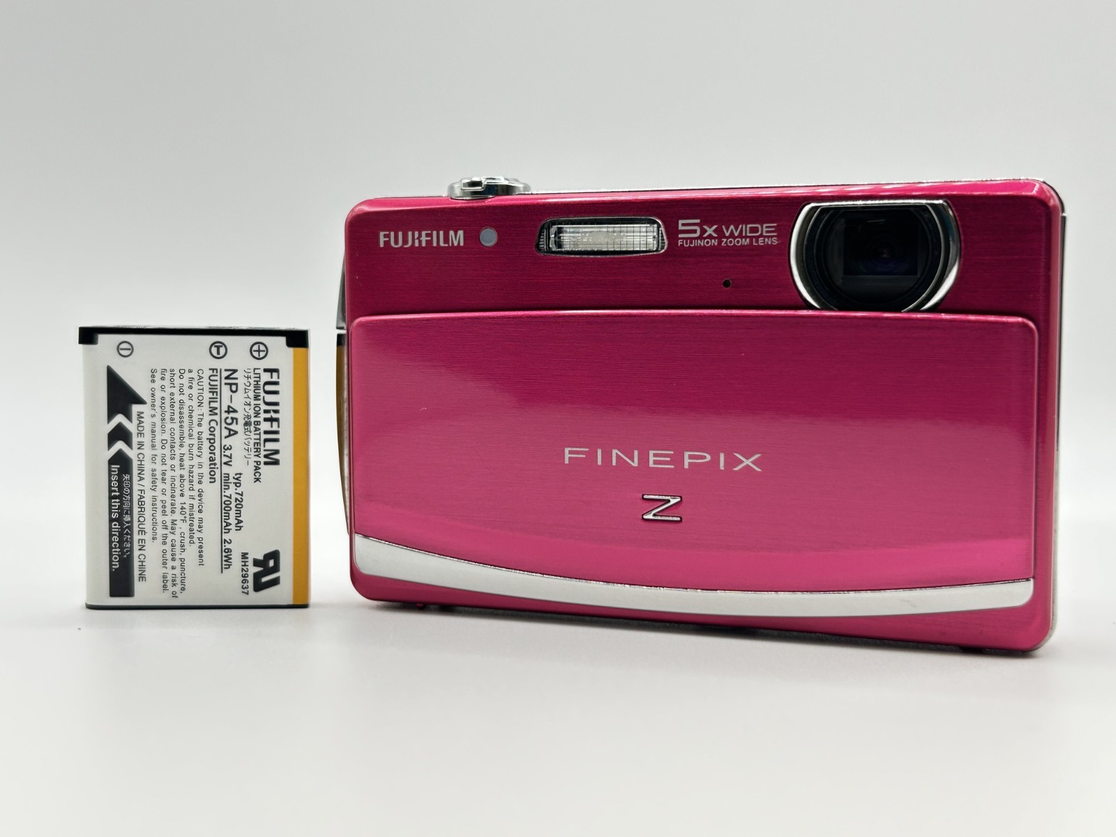 [Excellent] FUJIFILM FinePix Z90 Pink 14.2MP 5x Zoom Digital Camera From Japan