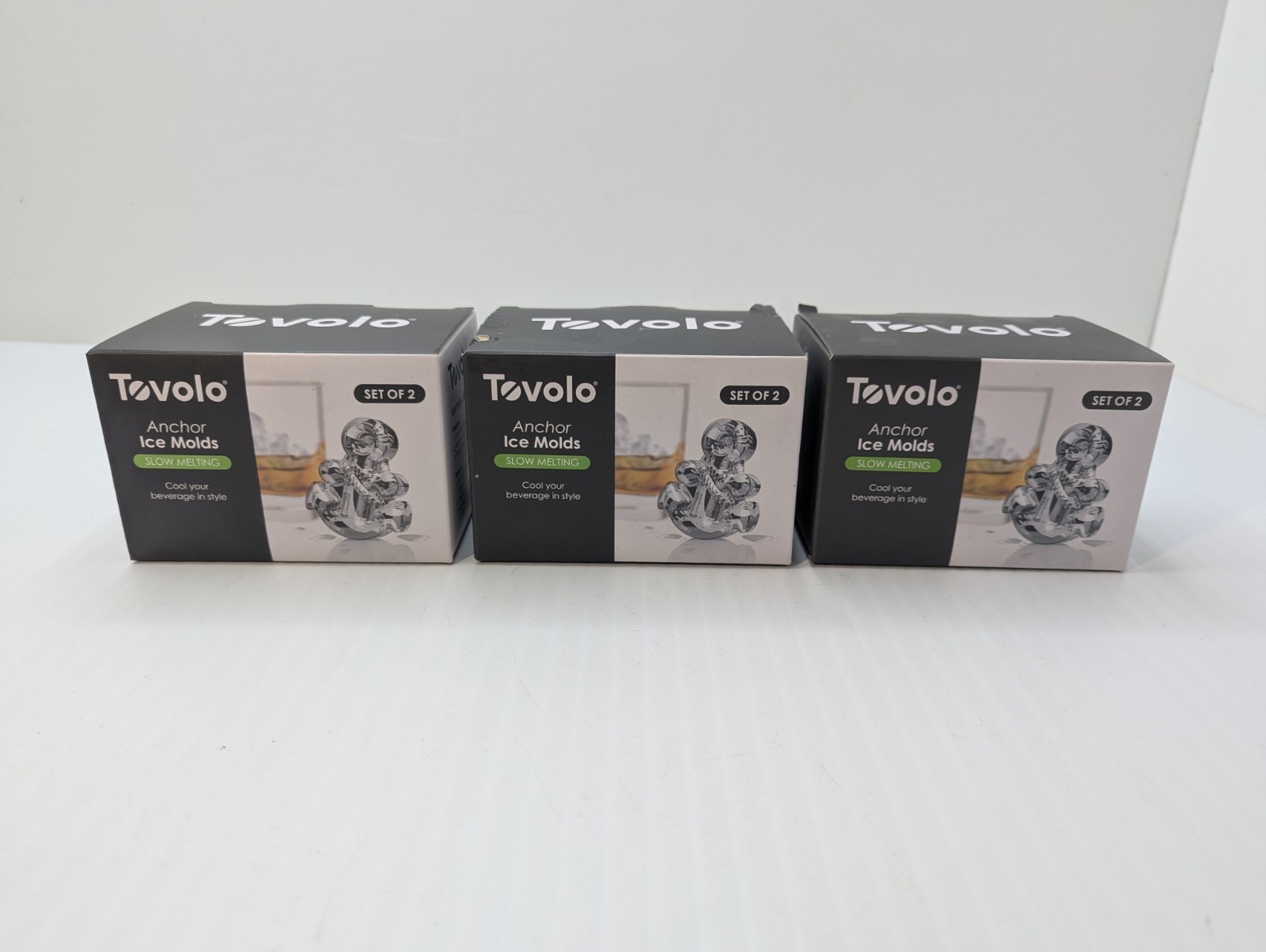 Tovolo Anchor Ice Molds BPA-Free Slow-Melting Leak Free 3 Packs Of 2 (6 Total)