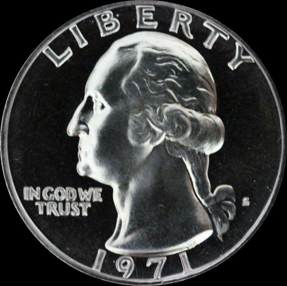 1971 S Washington Gem PROOF Quarter Clad US Mint Coin