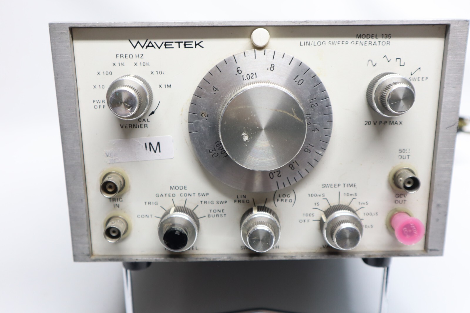 Wavetek Model 135 Function Sweep Generator LIN/LOG