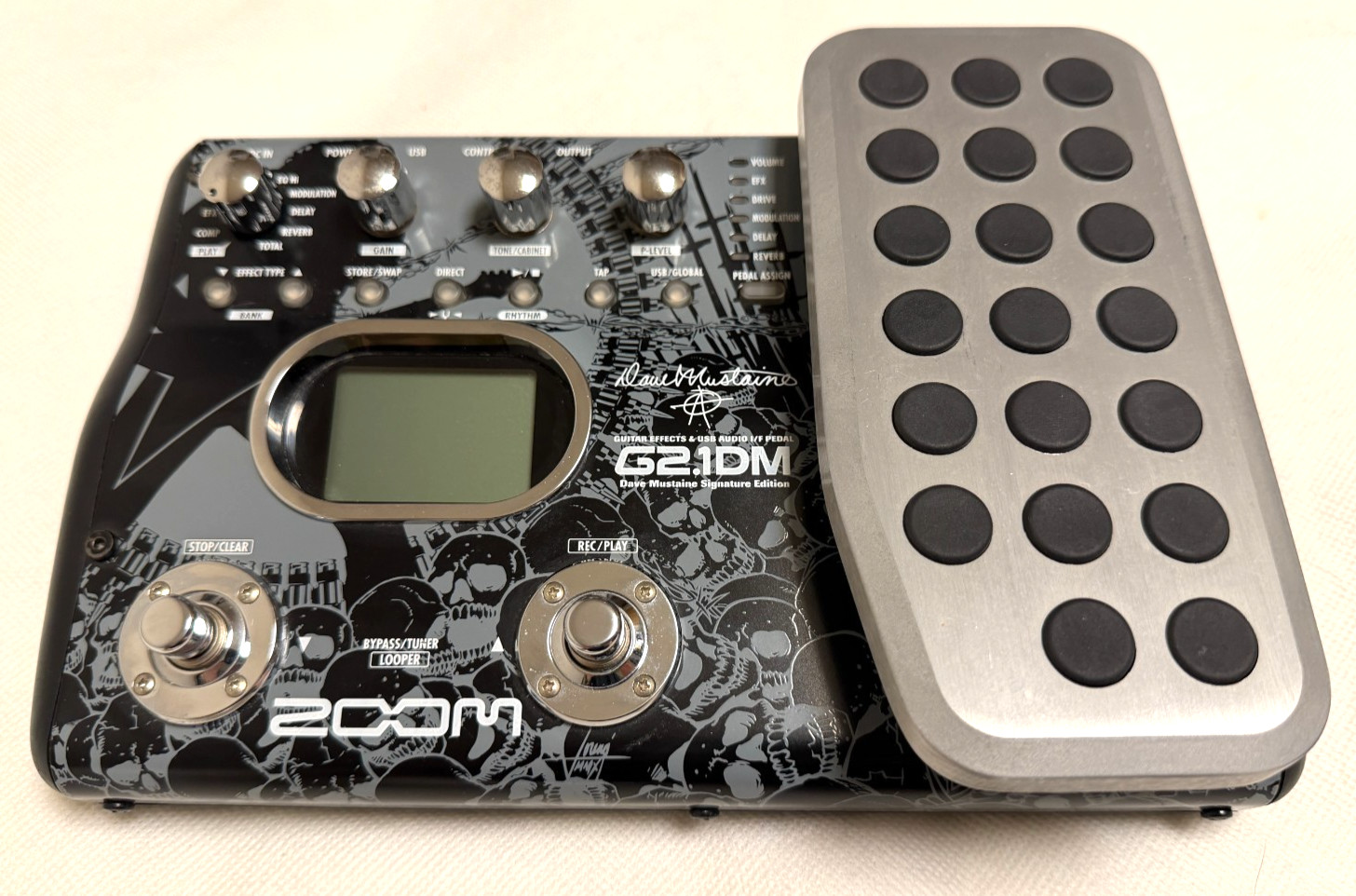 ZOOM G2.1DM Dave Mustaine Guitar Multi Effects Pedal Megadeth