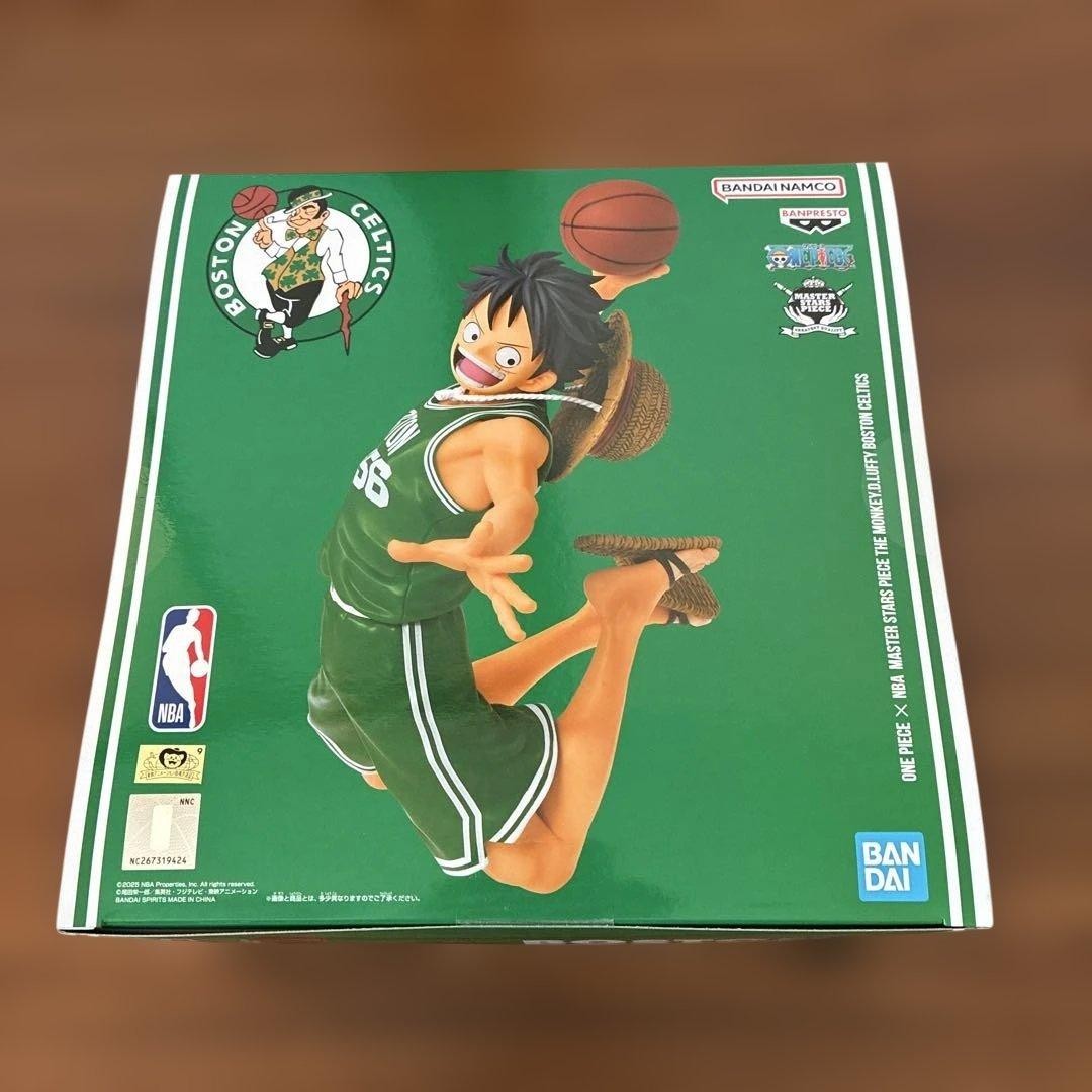NEW ONE PIECE Luffy NBA Boston Celtics Figure One Piece Base Shop Limited F/S