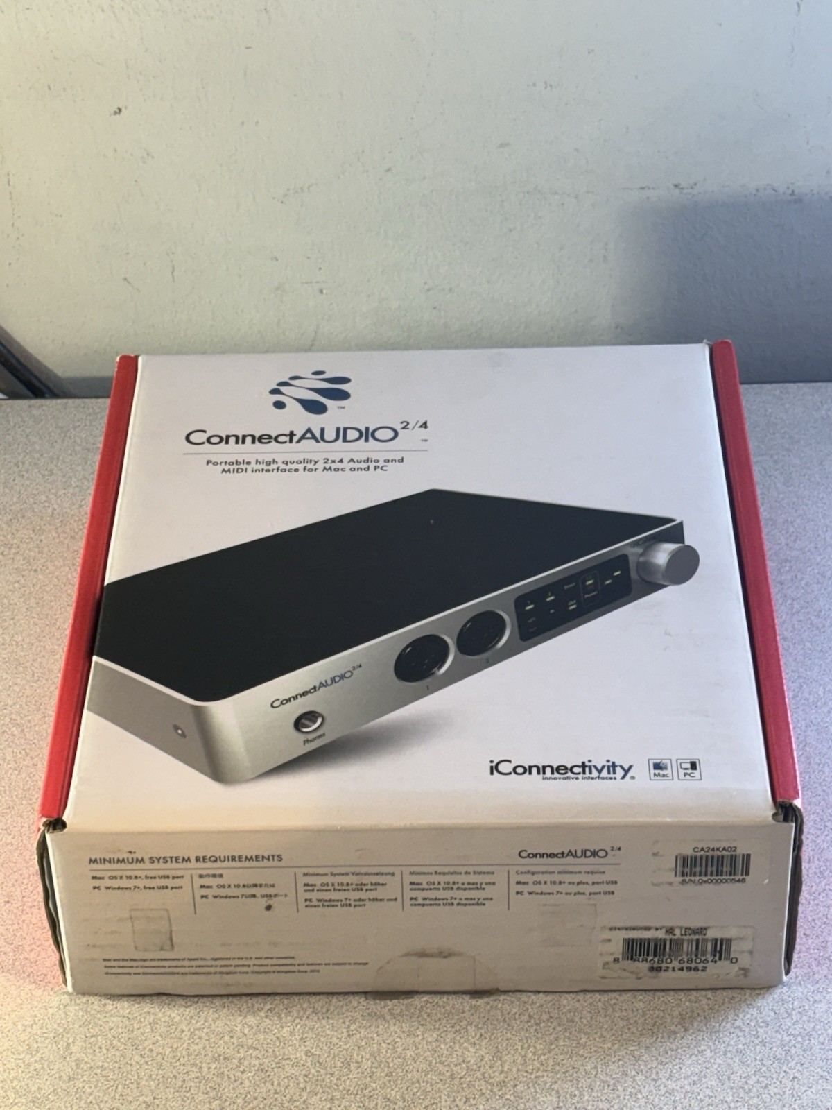 iConnectivity iConnectAUDIO2/4 Audio Interface MIDI