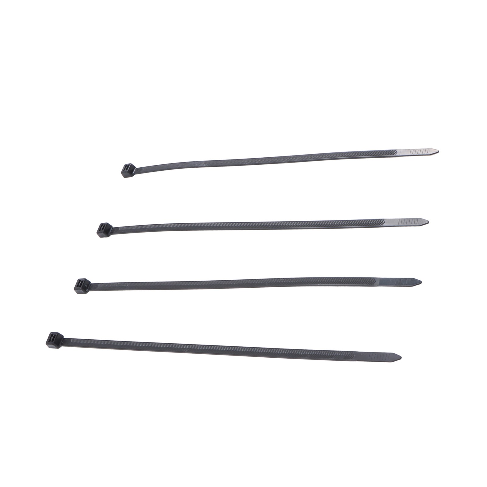 12-inch 400Pcs Nylon Cable Ties V-shaped serrated 200-lb tensile strength Black