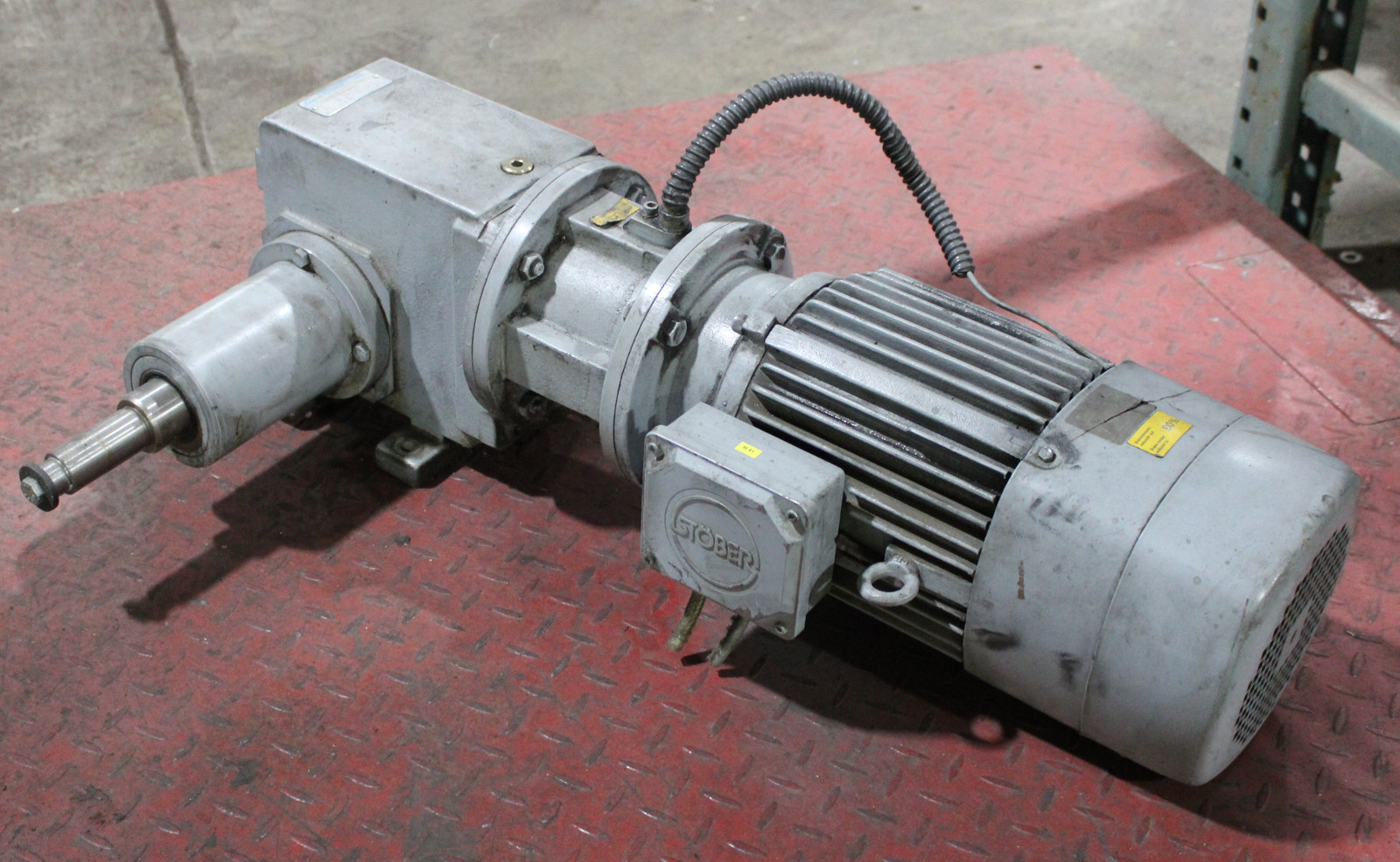 Stober 3.0kW Motor 1430/1750 RPM w/ 1:8.444 Ratio Gear Reducer K302VNG0084MP30D1
