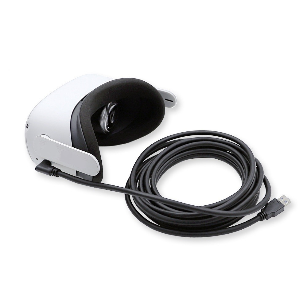 5M VR Glasses Data Cable Type-C Power Cable for Meta Quest 2/3/3S/Pro VR