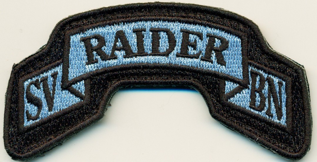 USN NAVY JUNIOR RESERVE OFFICER'S TRAINING CORP SENECA VALLEY RAIDER TAB PATCH