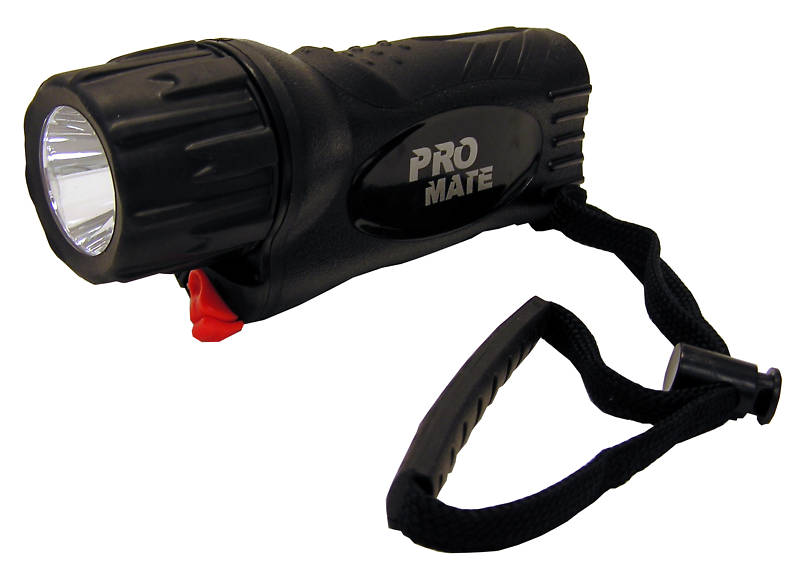 Promate Phantom 5W Underwater Scuba Dive LED Light Torch Gear - Black