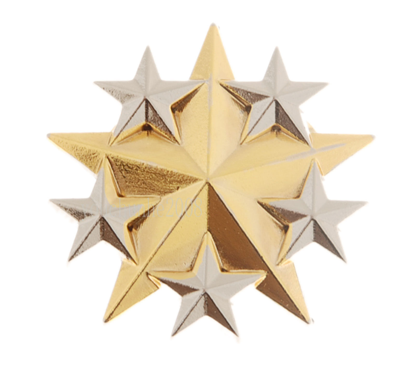 US United States Army Six Star General Rank Metal Hat Badge-US122