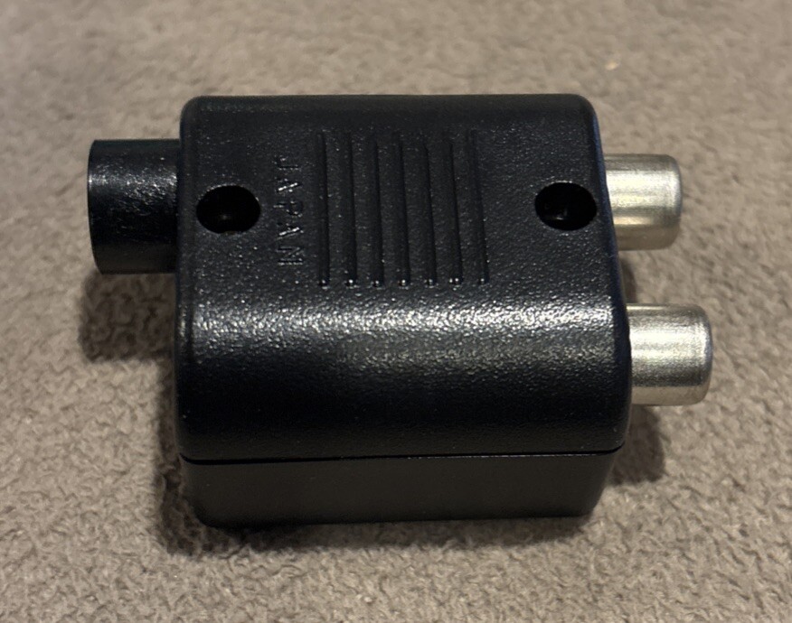 Vintage RCA / Panasonic Video - Audio Input Adapter *12-Pin # VAA002 *NEW