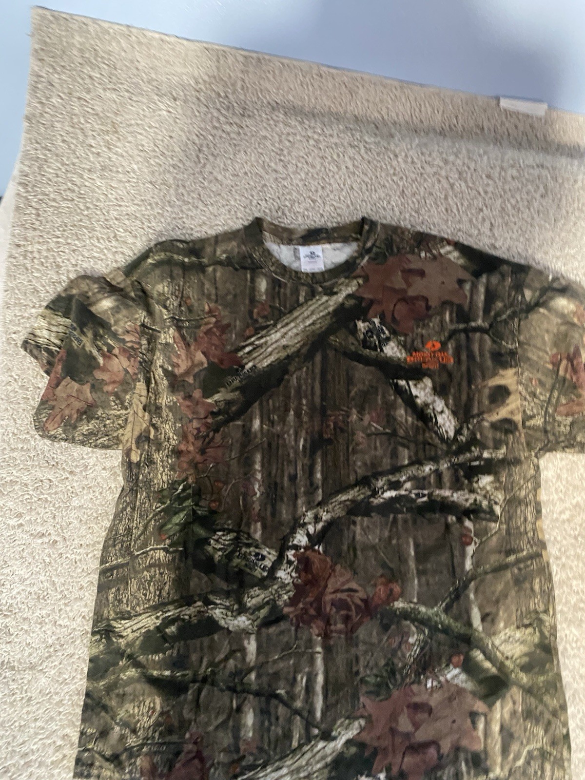 Mossy oak break up shirt adult 2XL XXL camo outdoor casual short sleeve mens ***