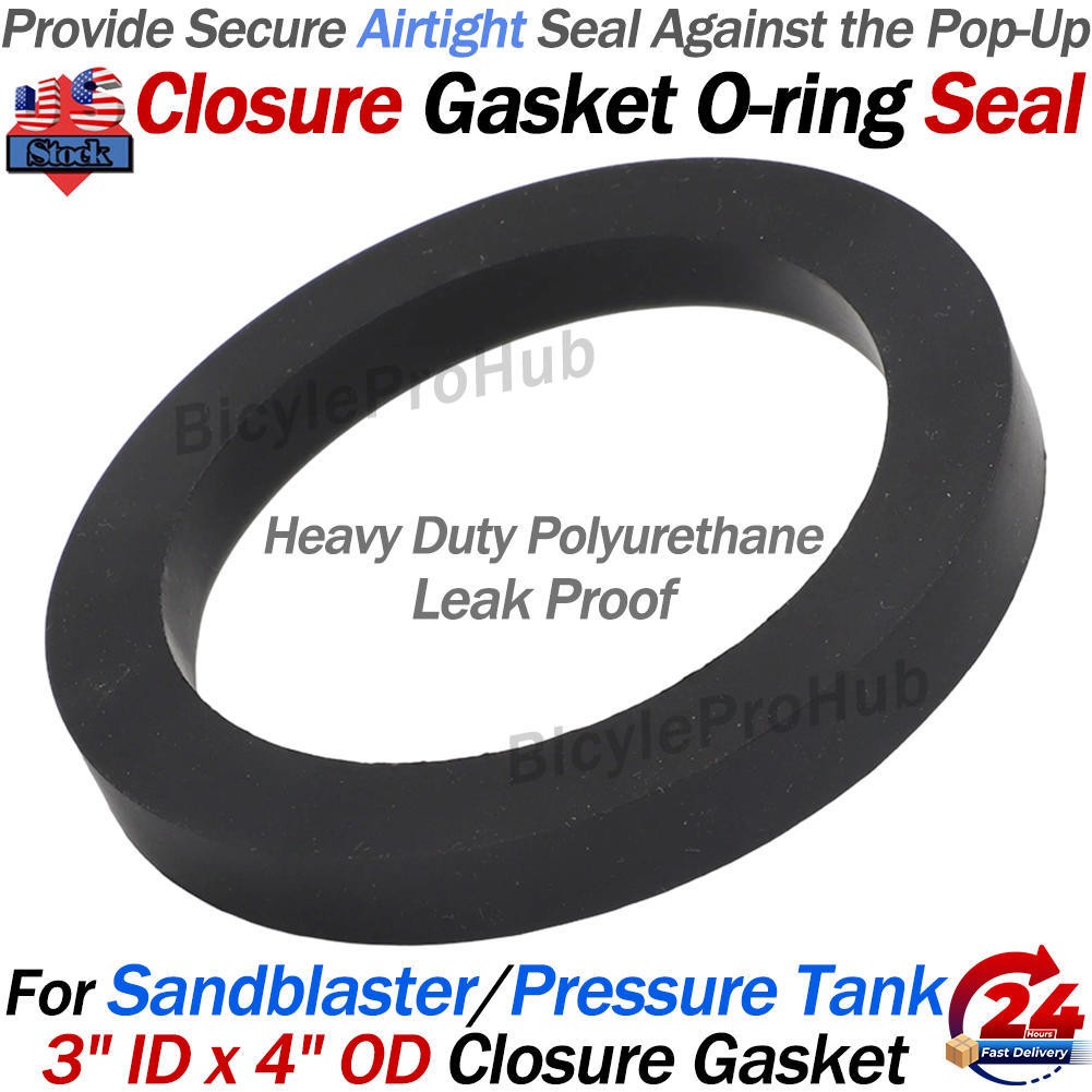 3"ID 4"OD Closure Gasket O-ring Seal for Sandblaster Pressure Tank Airtight Seal