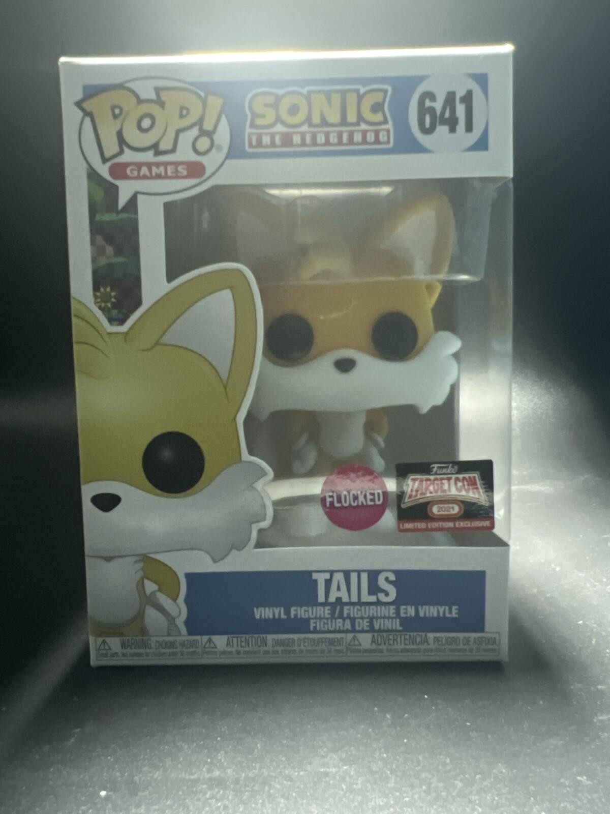 Funko Pop! Games Sonic the Hedgehog Tails #641 Flocked Vinyl Figure