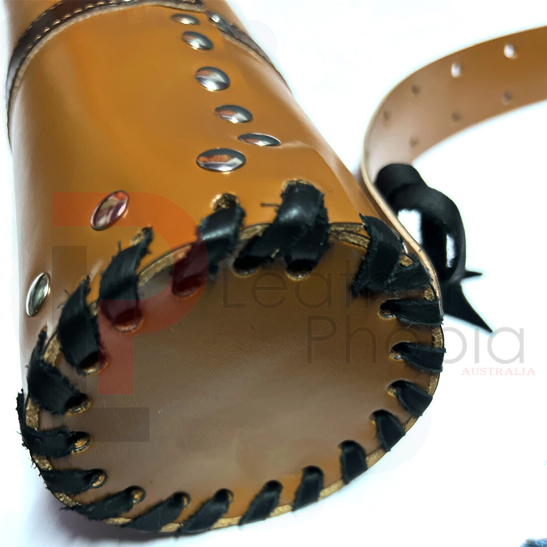 Genuine Brown Leather Arrow Holder Traditional Handmade Quiver Arrow Hip Quiver