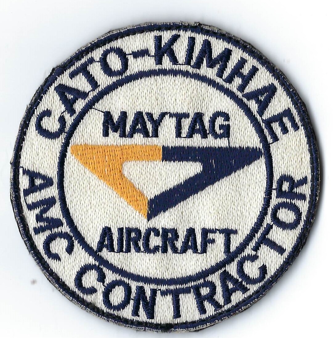 CATO-KIMHAE MAYTAG AIRCRAFT AMC CONTRACTOR MILITARY PATCH