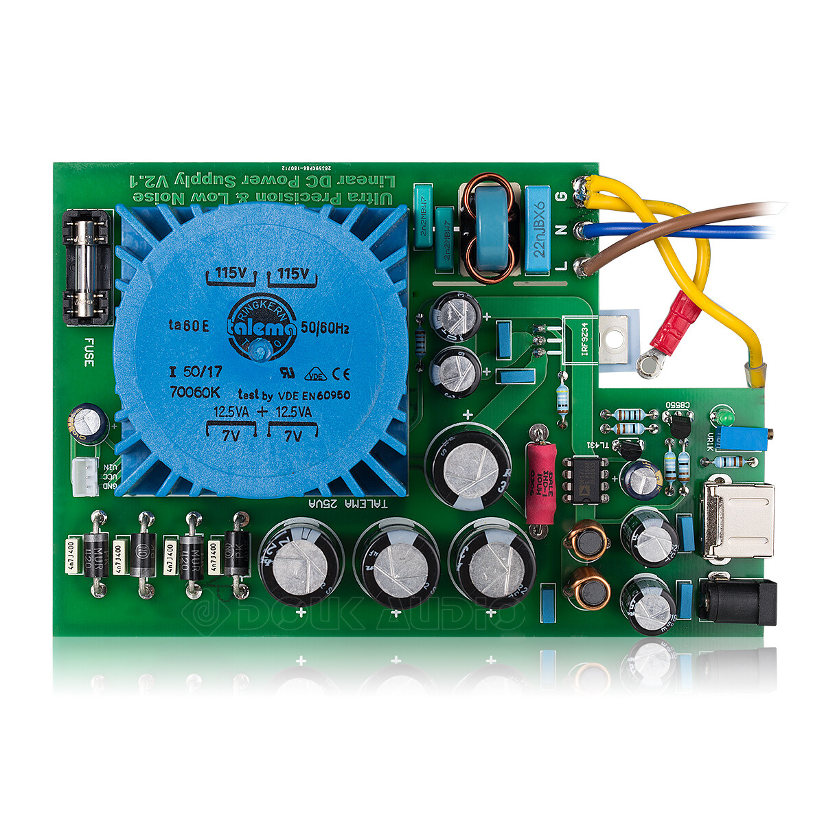 USB /DC 5V 25W Regulated Linear Power Supply for Digital Interface DAC Amplifier