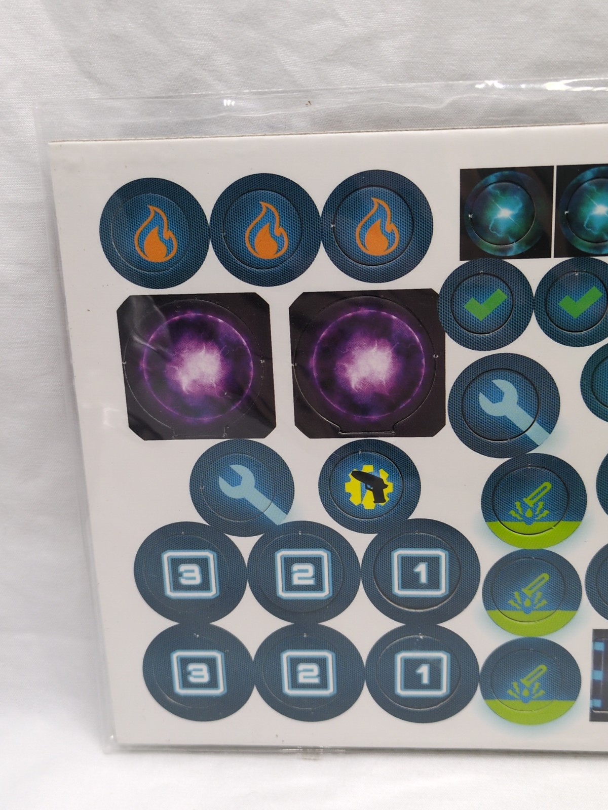 Sheet Of Warhammer Underworld Tokens