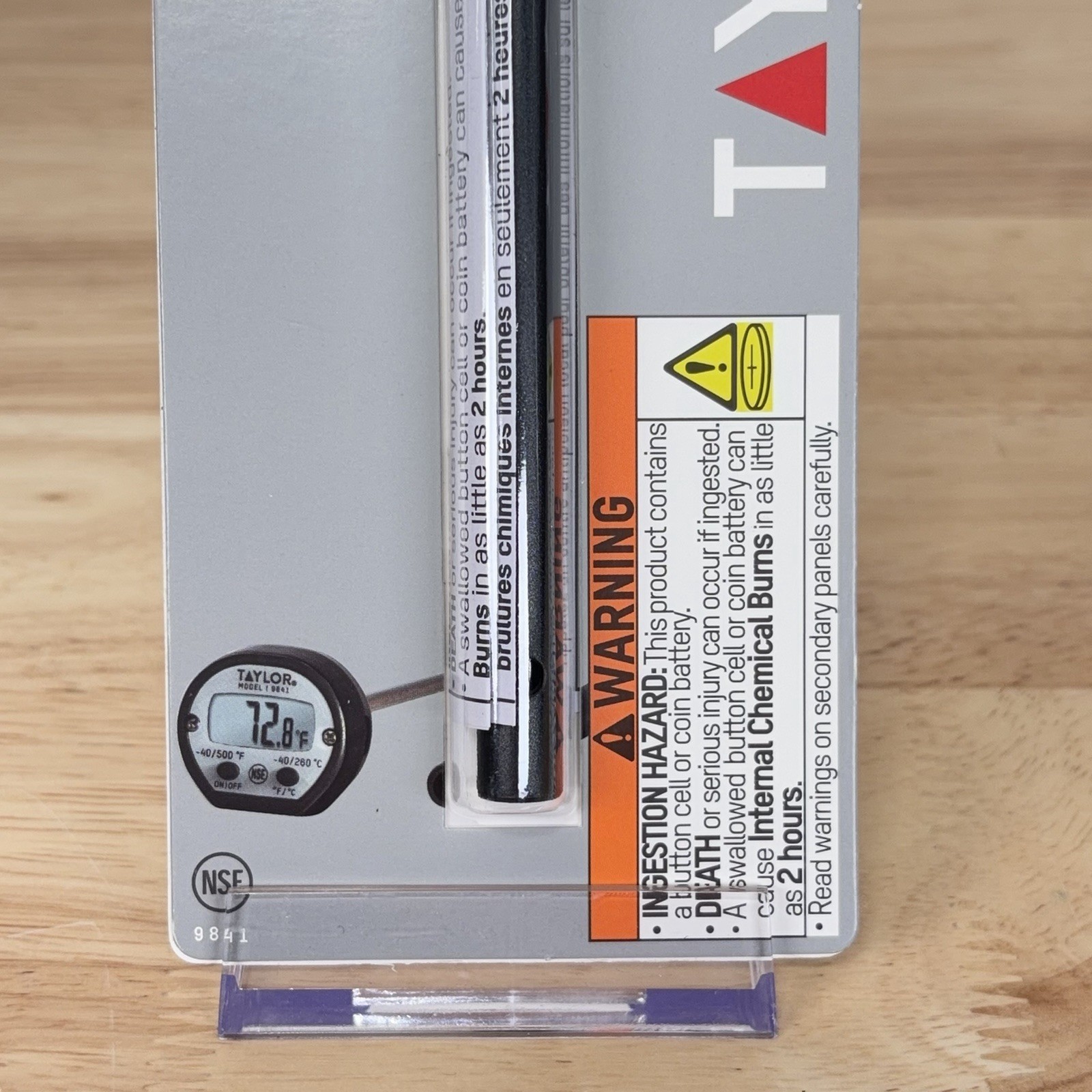 Taylor Instant Read Digital Pocket Probe High Temp Thermometer – 9841