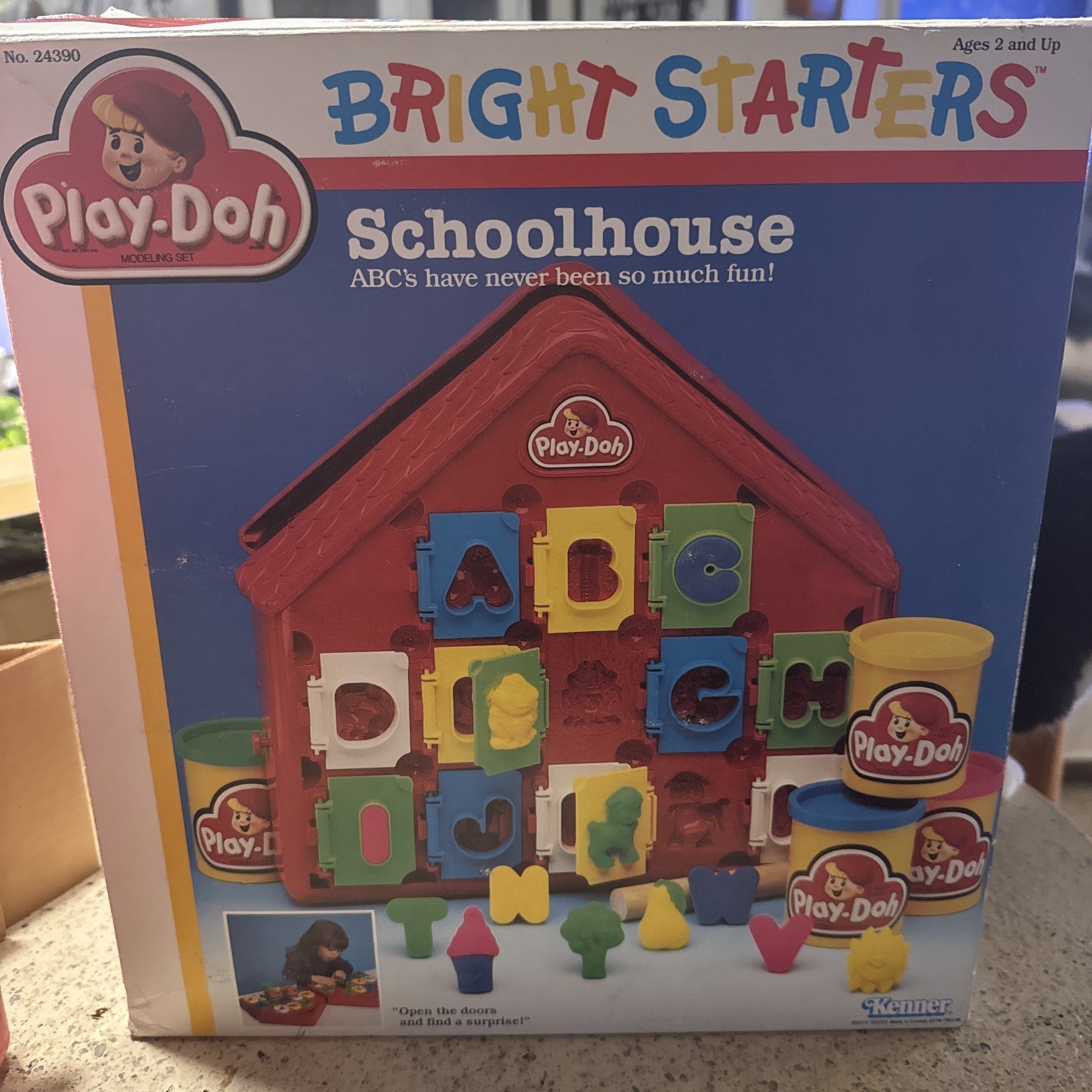 RARE Kenner Playdoh 1989 BrightStarters Schoolhouse NIOB -Original Playdoh