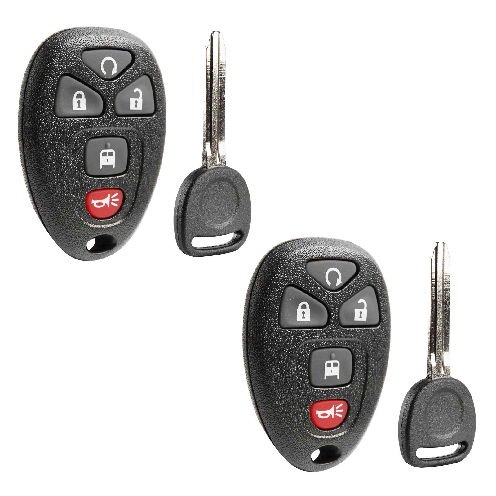 2 For 2010-2024 B111-PT Key + Remote Key Fob for GMC Chevy Express 20970808