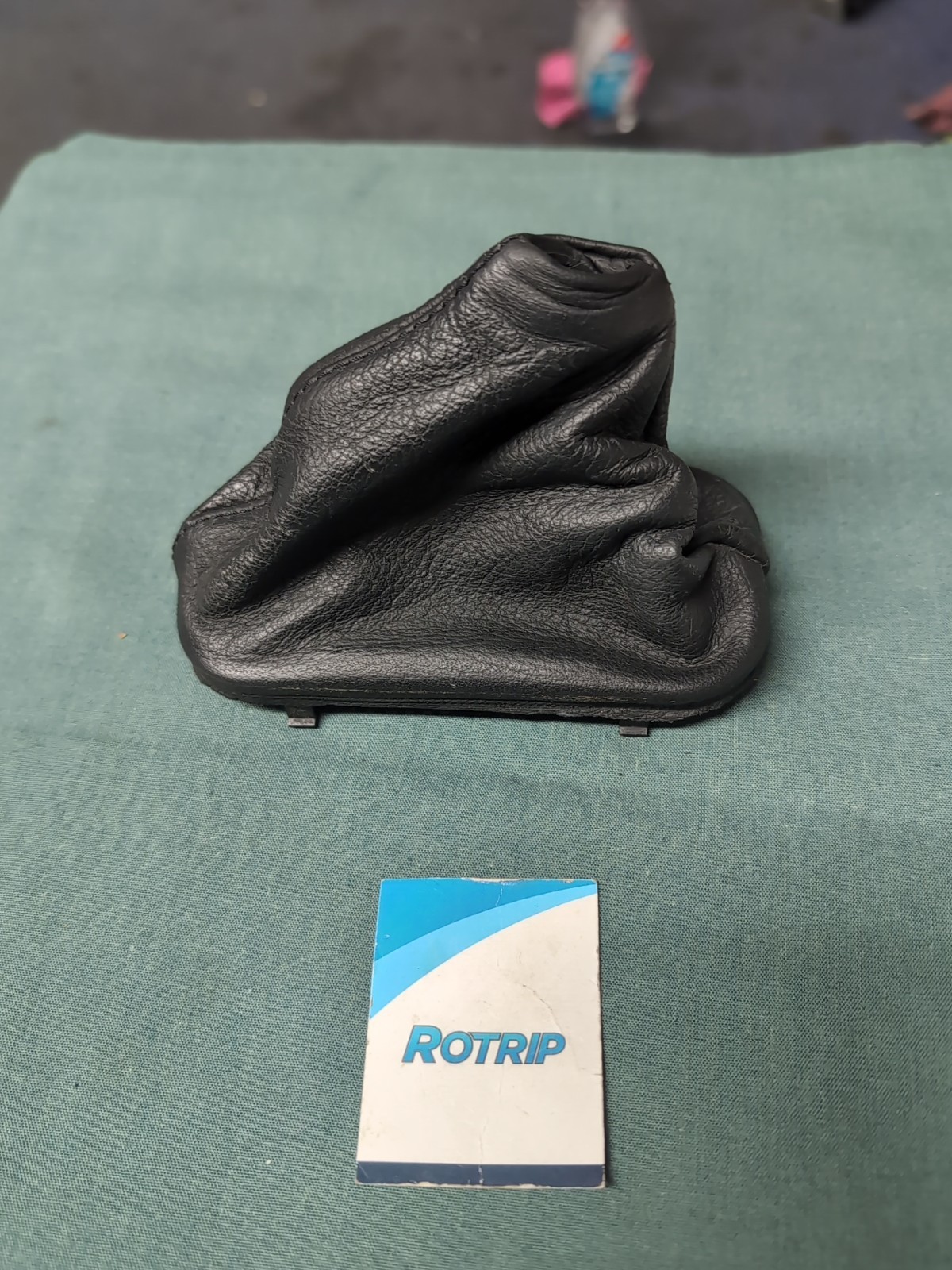 BMW E39 5 Series AUTO Gear Stick Gaiter Black Leather 1996-2003 #1422113 (P353)