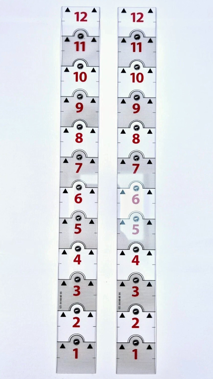 4 Range Rulers New Warhammer 40k Official Games Workshop Measure 12"