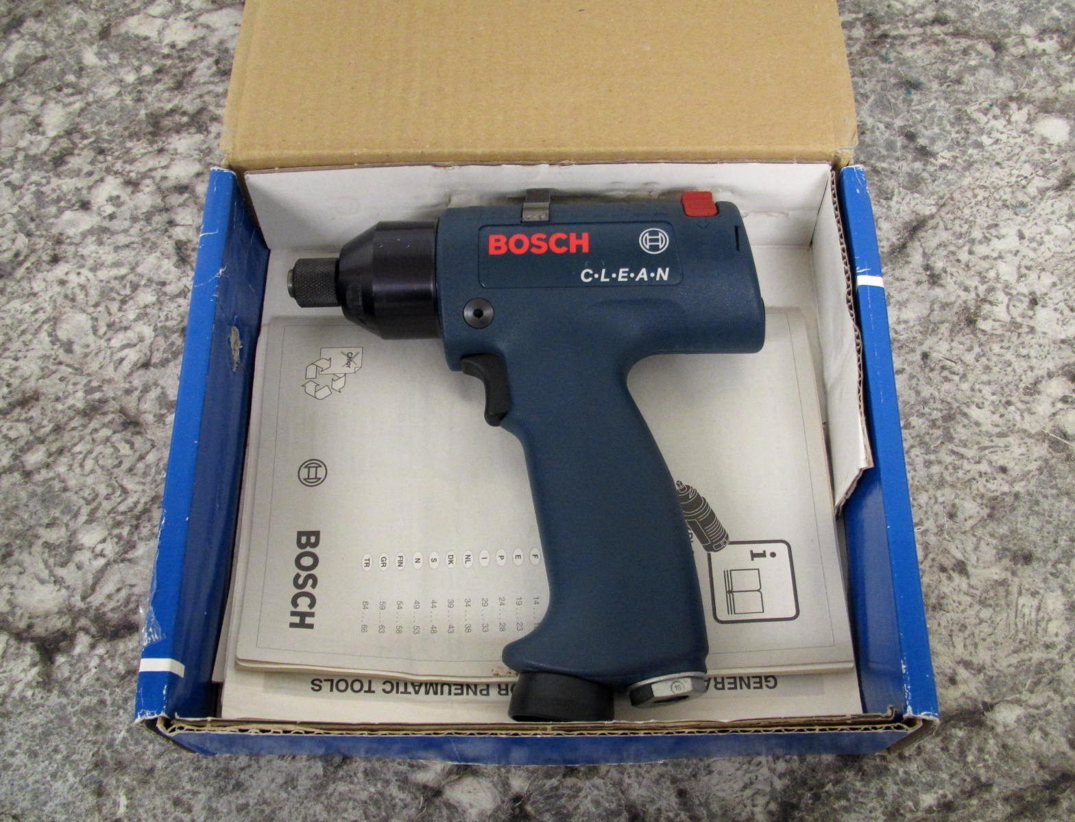 New Bosch 7661 / 0 607 661 506 1/4" Pneumatic Pulse / Impulse Wrench / Driver