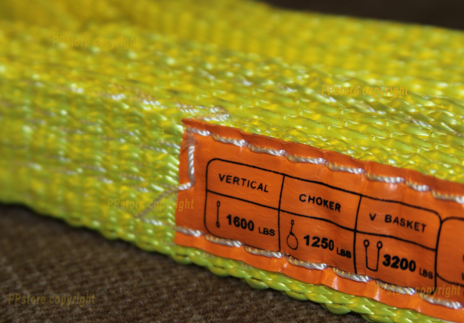 TWO (2x) EE1-901 18ft Polyester Web Lifting Sling 1"x18' Lifting Tow Strap i2i