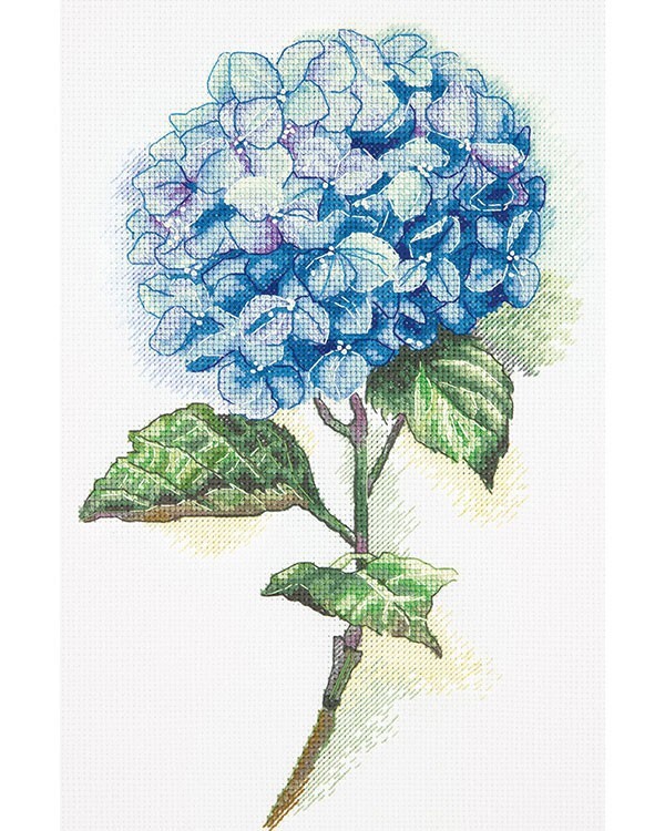 Panna Cross Stitch Kit C-1988 Blue Hydrangea