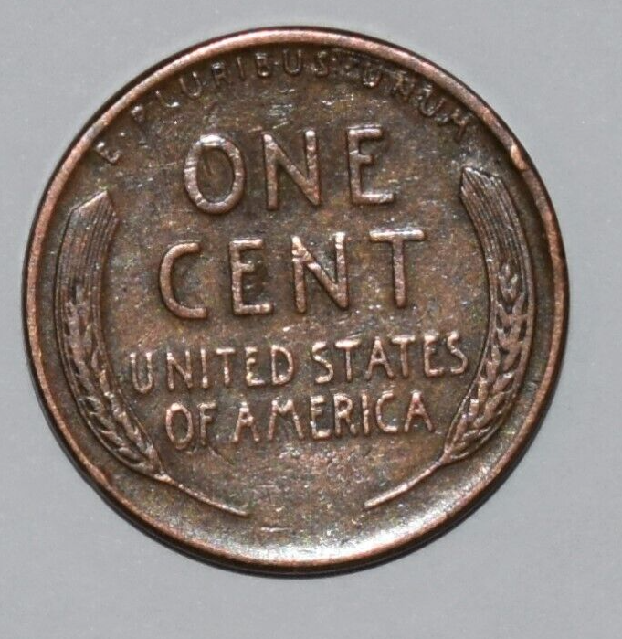 1957 D Penny Multi Error Filled 5 Weak D + Double Die Missing Letter Missing L