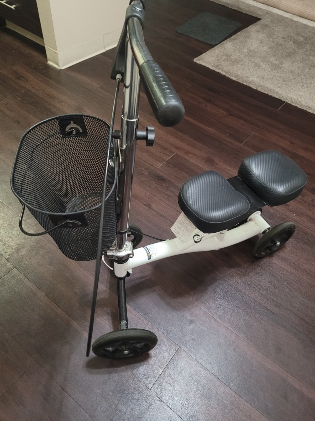 knee walker scooter used interchangeable use left or right knee