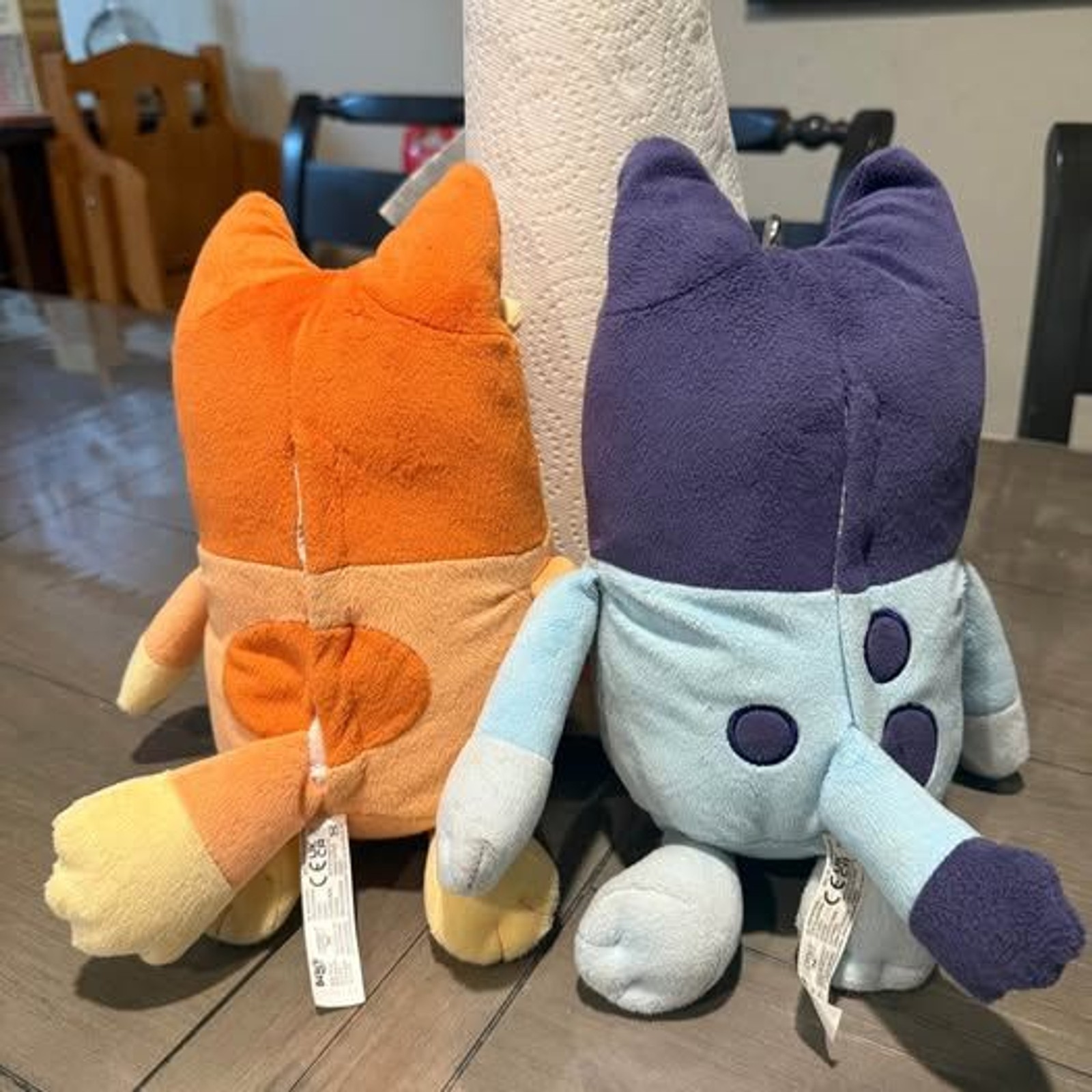 Bluey & Friends Interactive Bluey and Bingo 12” Plushies - Working Voiceboxes