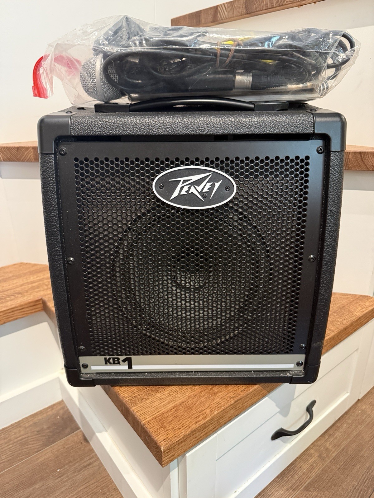 PEAVEY KB1 KEYBOARD AMPLIFIER 2 CHANNELS 50 WATTS WITH Extras