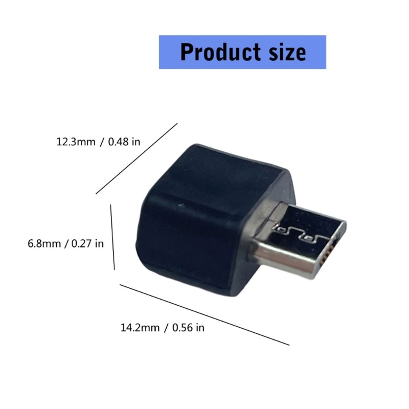 Plastic Metal Micros To Type C Adapter for G502 Wireless Mouse