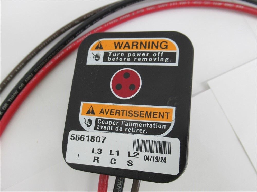 Compressor Harness Plug 5561807, fits LG, 50" Long